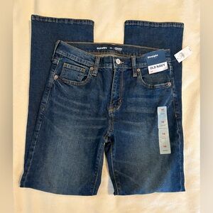 NWT Old Navy Kids Dark Blue Straight Jeans